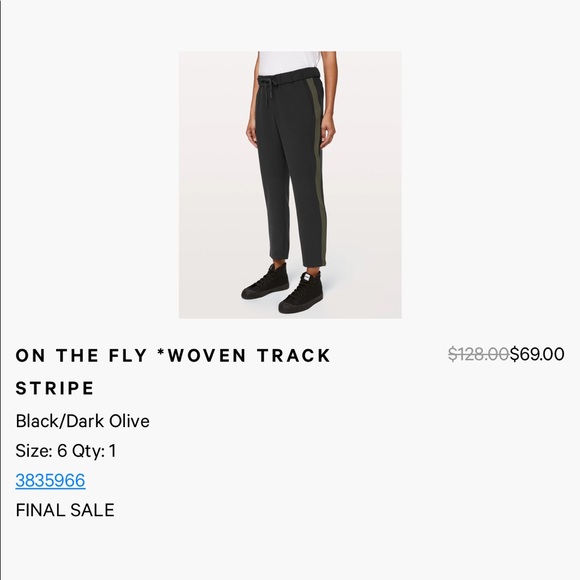Lululeomon On The Fly Woven Track Pant - Picture 7 of 7